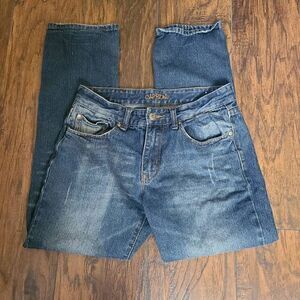 Carbon Slim Straight Jeans  